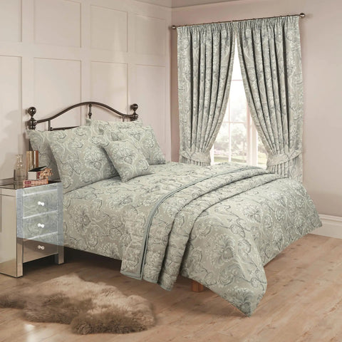 Vantona Ornate Damask Duvet Cover Set, Pillowcase, Cushion, Throw & Curtains (Sold Separately)