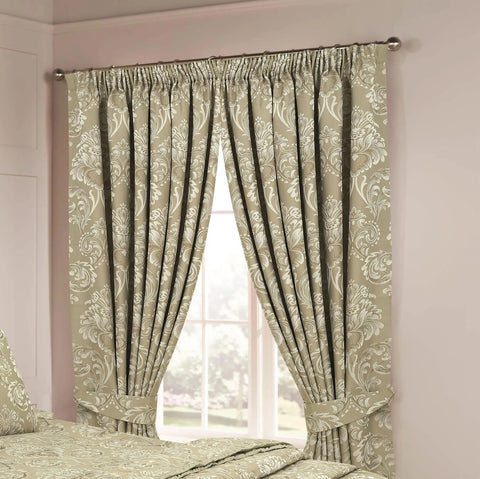 Vantona Ornate Damask Duvet Cover Set, Pillowcase, Cushion, Throw & Curtains (Sold Separately)