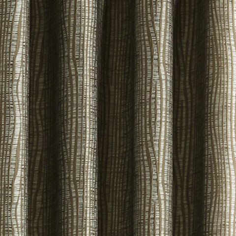Ziggi Textured Weave Eyelet Curtains - Mocha