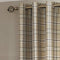 iLiv Piazza Cerato Tartan Check Eyelet Curtains - Charcoal