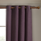 iLiv Anderson Woven Lined Eyelet Curtains - Plum
