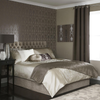 iLiv Palladio Mocha Damask Faux Silk Duvet Cover Sets - Latte