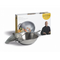 Ken Hom Everyday Non Stick Stainless Steel 2 Piece Wok Set - 32cm