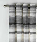 Argos Watercolour Stripe Lined Eyelet Curtains