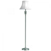 Village at Home Vienna Candlestick Floor Lamp - Satin Chrome