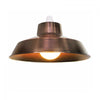 Small Dual Fitting Pluto Metal Lighting Pendant Shades - Copper